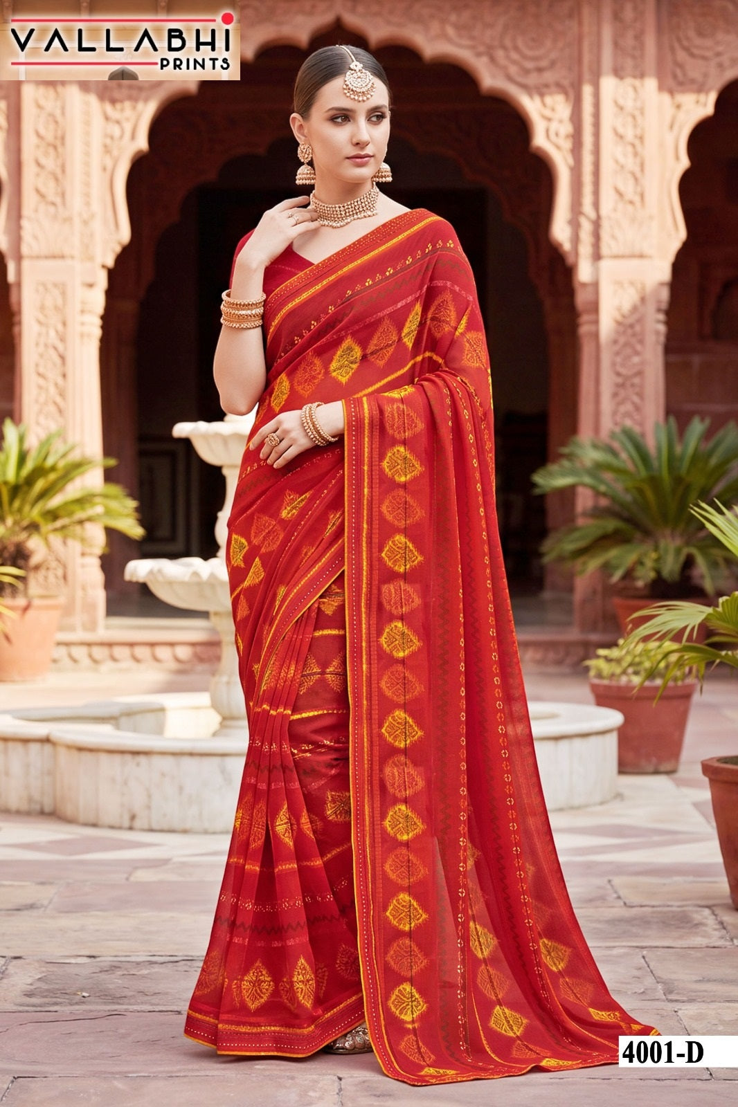 Nandita Vol 4 Vallabhi Prints Weightless Sarees Manufacturer Gujarat