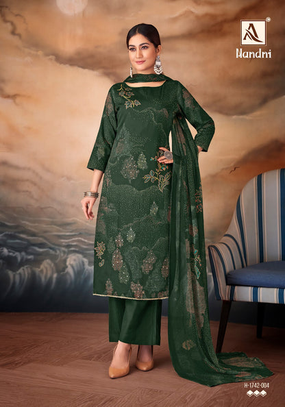 Nandni Alok Zam Karachi Salwar Suits Wholesaler Gujarat