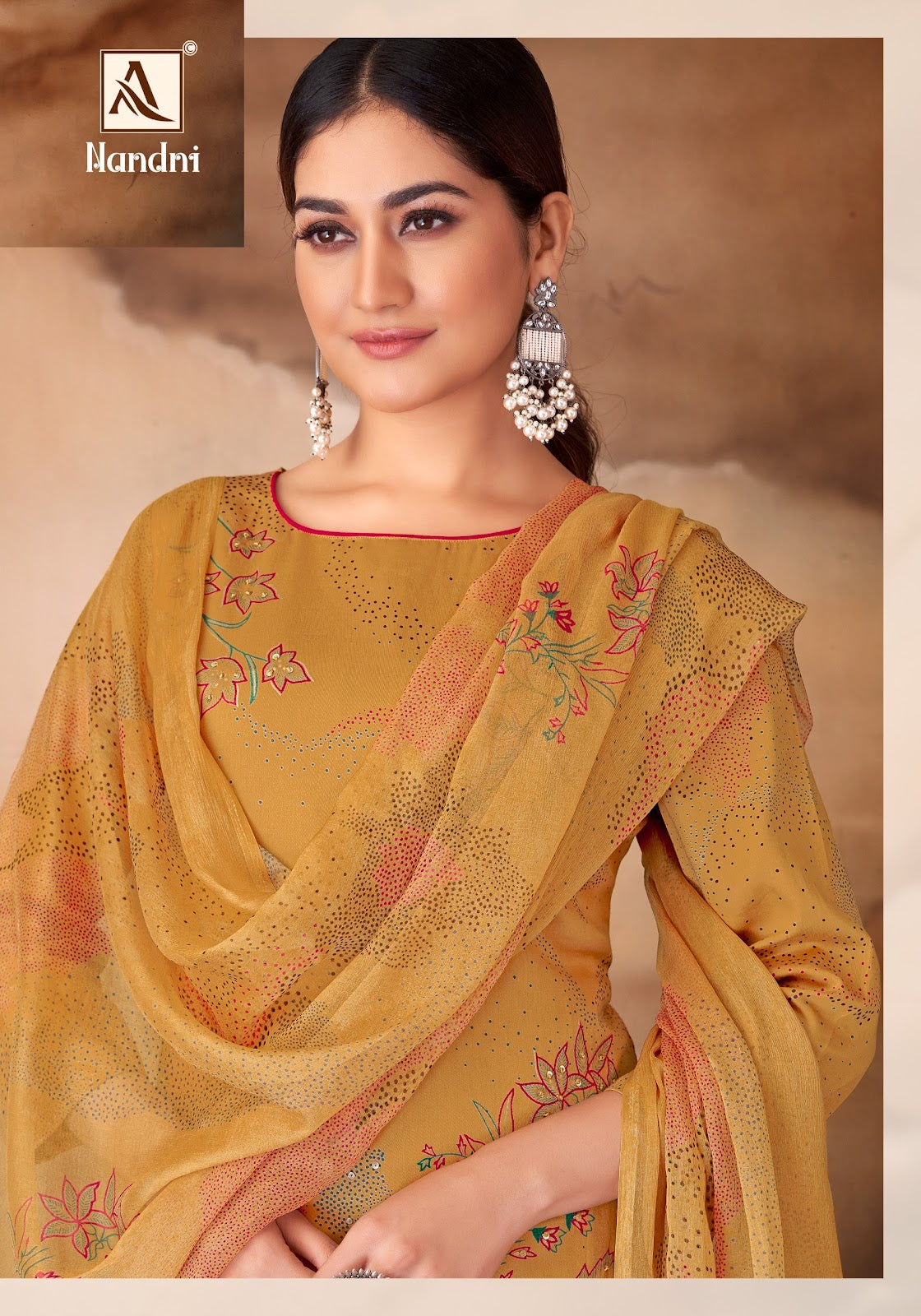 Nandni Alok Zam Karachi Salwar Suits Wholesaler Gujarat
