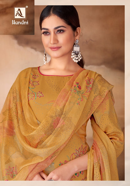 Nandni Alok Zam Karachi Salwar Suits Wholesaler Gujarat