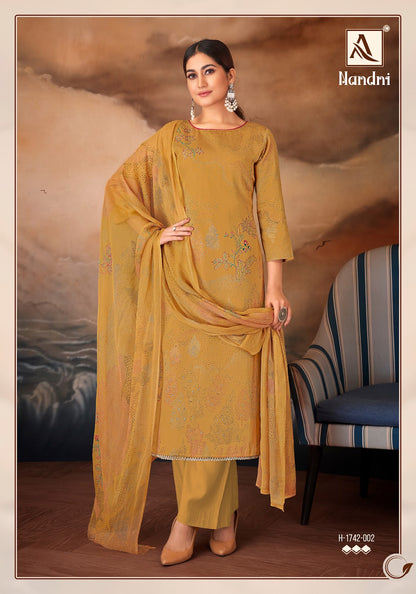 Nandni Alok Zam Karachi Salwar Suits Wholesaler Gujarat
