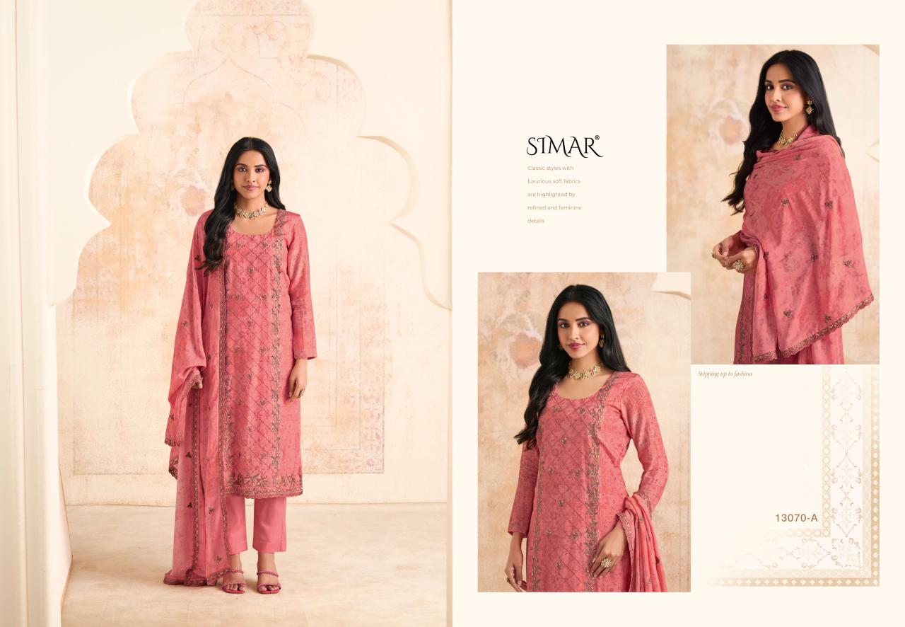Naqashi Simar Viscose Muslin Pant Style Suits Wholesale Price