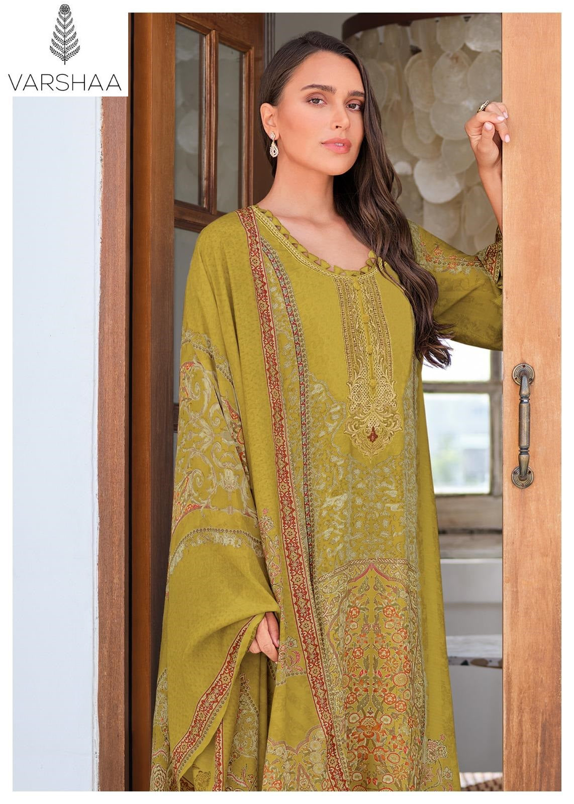 Naqashi Varshaa Satin Pakistani Salwar Suits Supplier Ahmedabad