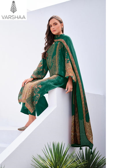 Naqashi Varshaa Satin Pakistani Salwar Suits Supplier Ahmedabad