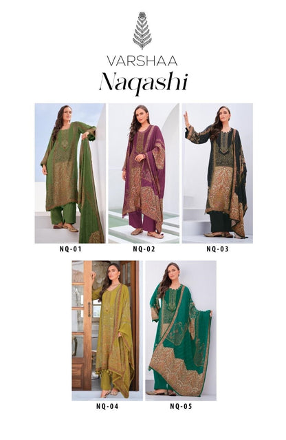 Naqashi Varshaa Satin Pakistani Salwar Suits Supplier Ahmedabad