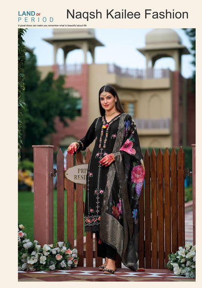 Naqsh Kailee Fashion Viscose Silk Readymade Pant Style Suits Wholesale Price