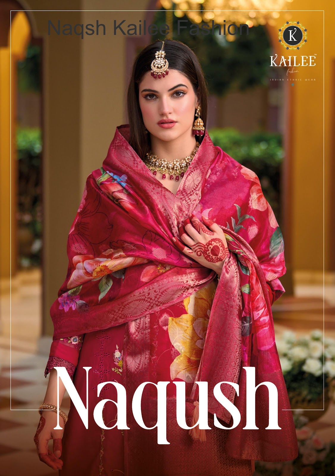 Naqsh Kailee Fashion Viscose Silk Readymade Pant Style Suits Wholesale Price