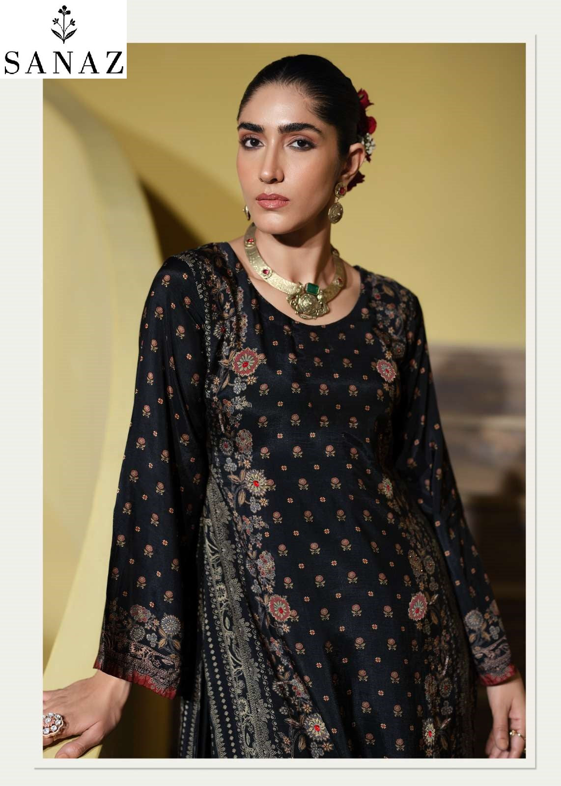 Naqsh Sanaz Viscose Muslin Pant Style Suits Manufacturer Ahmedabad