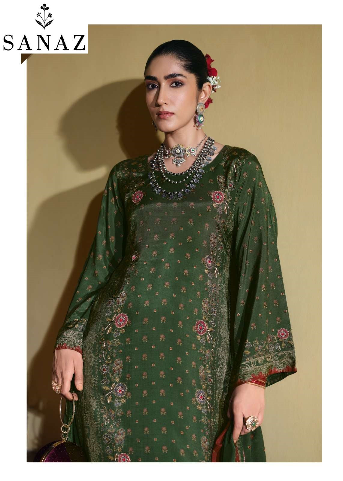 Naqsh Sanaz Viscose Muslin Pant Style Suits Manufacturer Ahmedabad