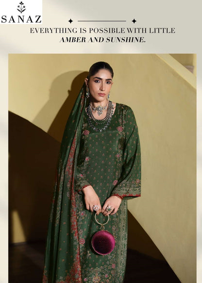 Naqsh Sanaz Viscose Muslin Pant Style Suits Manufacturer Ahmedabad