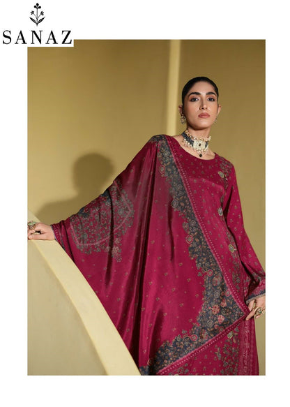 Naqsh Sanaz Viscose Muslin Pant Style Suits Manufacturer Ahmedabad