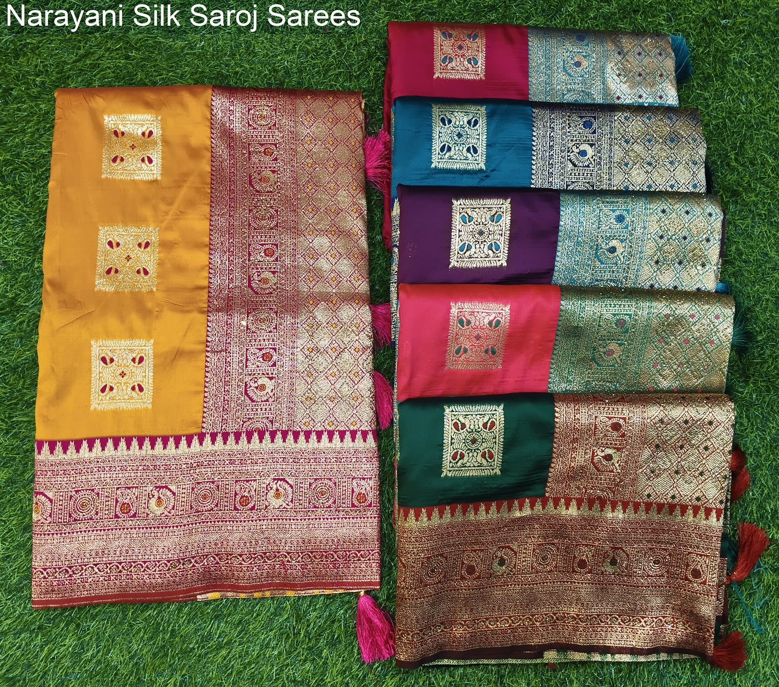 Narayani Silk Saroj Silk Sarees Exporter Ahmedabad