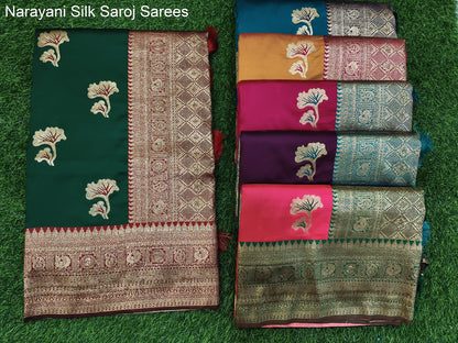 Narayani Silk Saroj Silk Sarees Exporter Ahmedabad