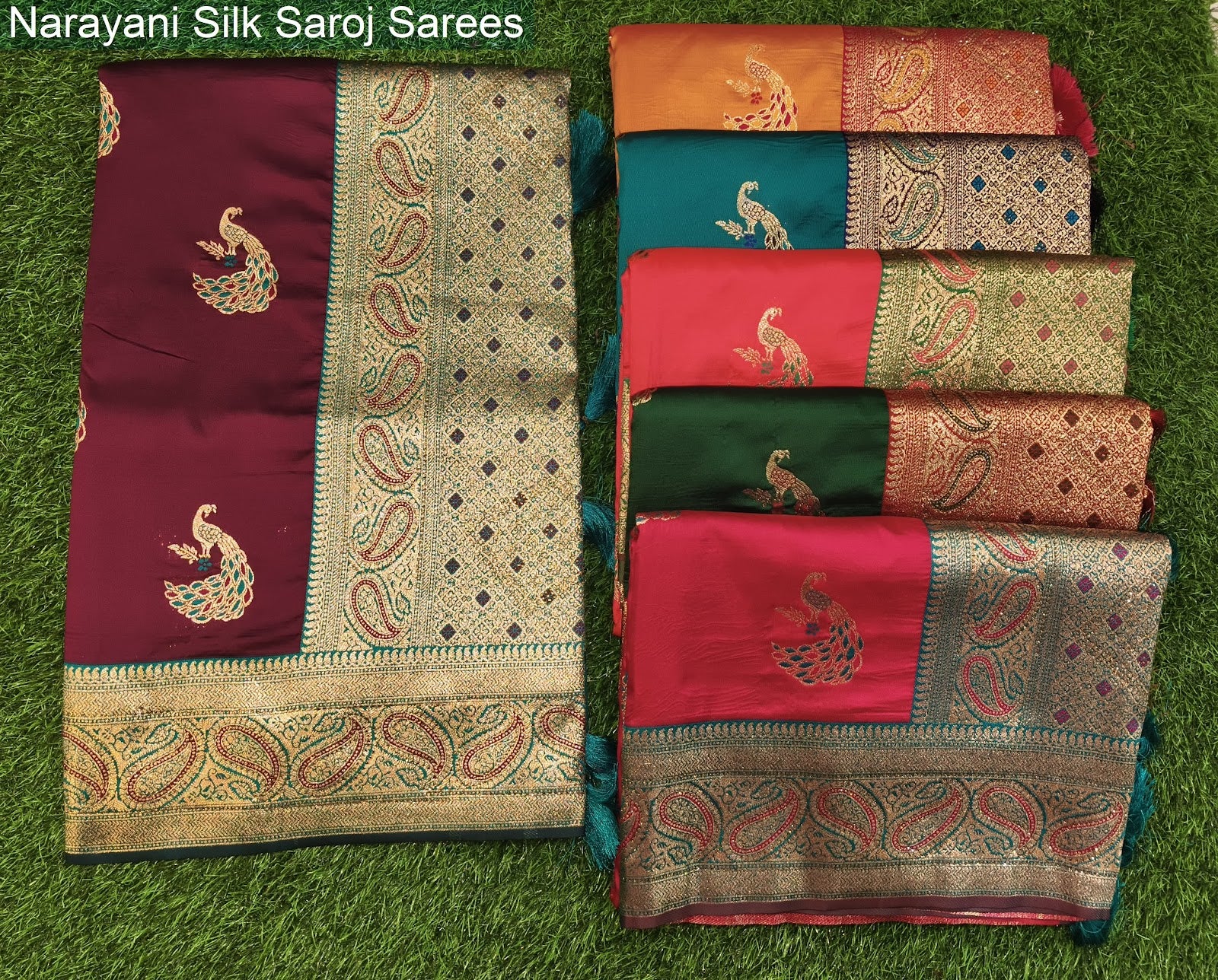 Narayani Silk Saroj Silk Sarees Exporter Ahmedabad