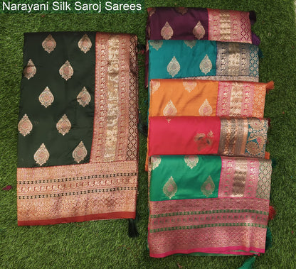 Narayani Silk Saroj Silk Sarees Exporter Ahmedabad
