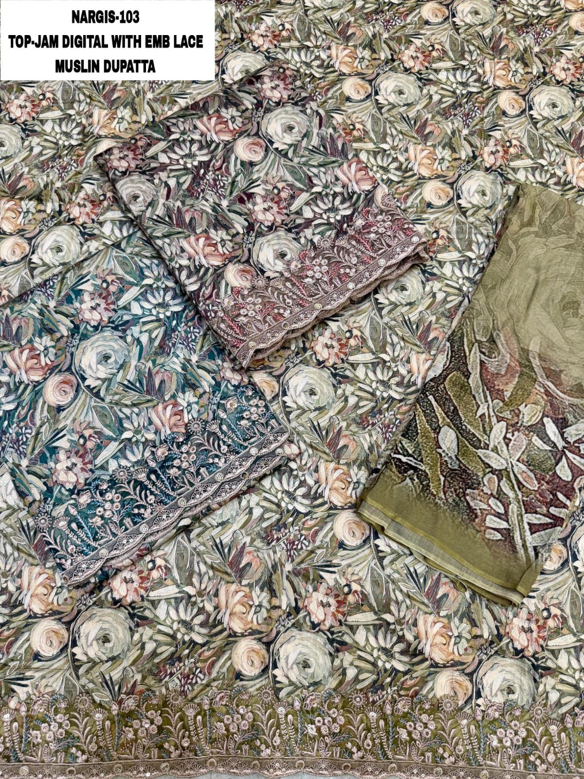 Nargis-Aliza Kesar Karachi Jam Satin Pant Style Suits Manufacturer Gujarat