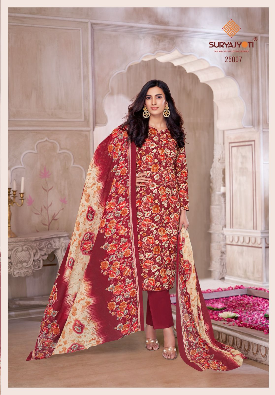 Nargis Cotton Vol 25 Suryajyoti Pure Cotton Pant Style Suits Manufacturer Gujarat