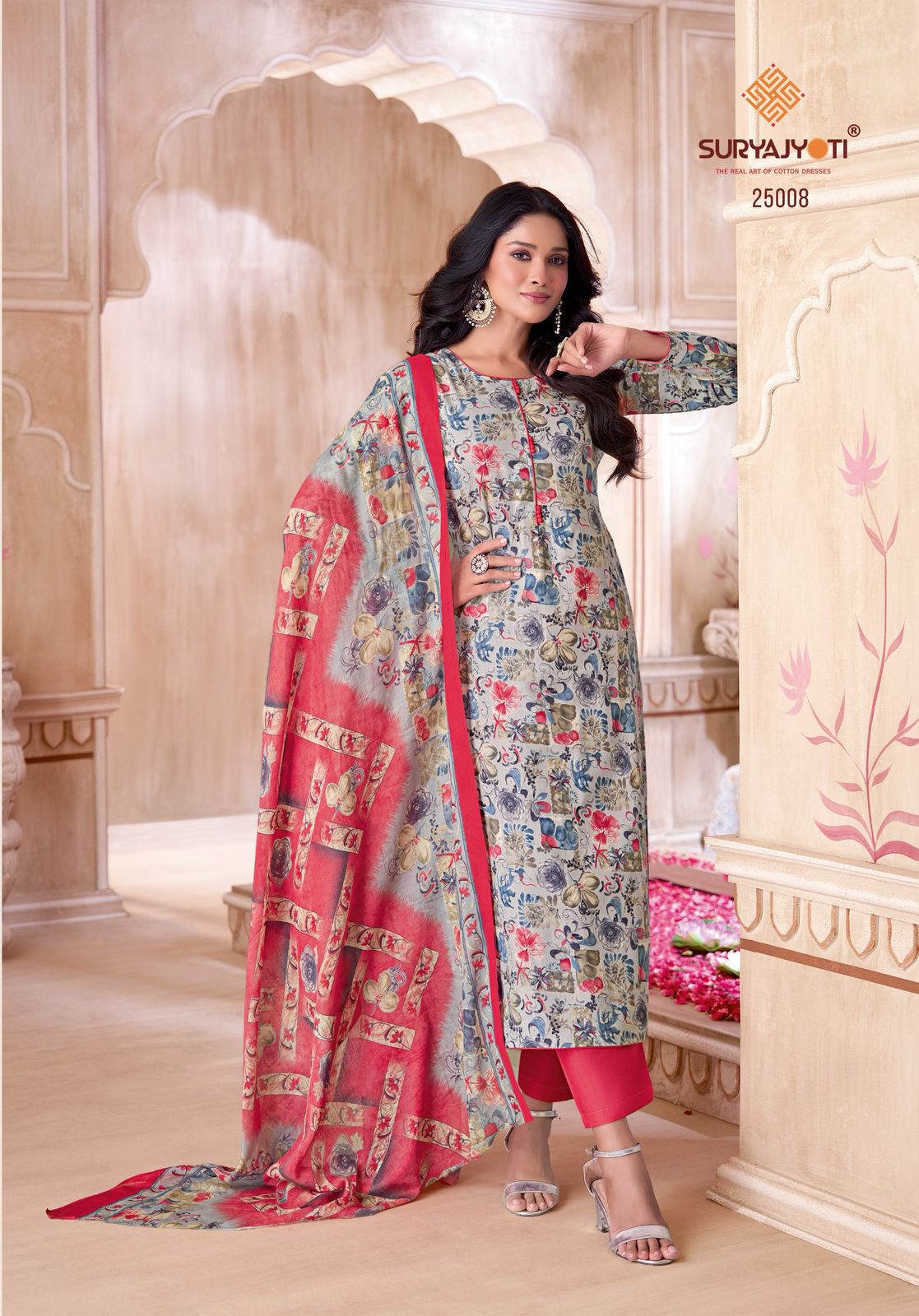 Nargis Cotton Vol 25 Suryajyoti Pure Cotton Pant Style Suits Manufacturer Gujarat