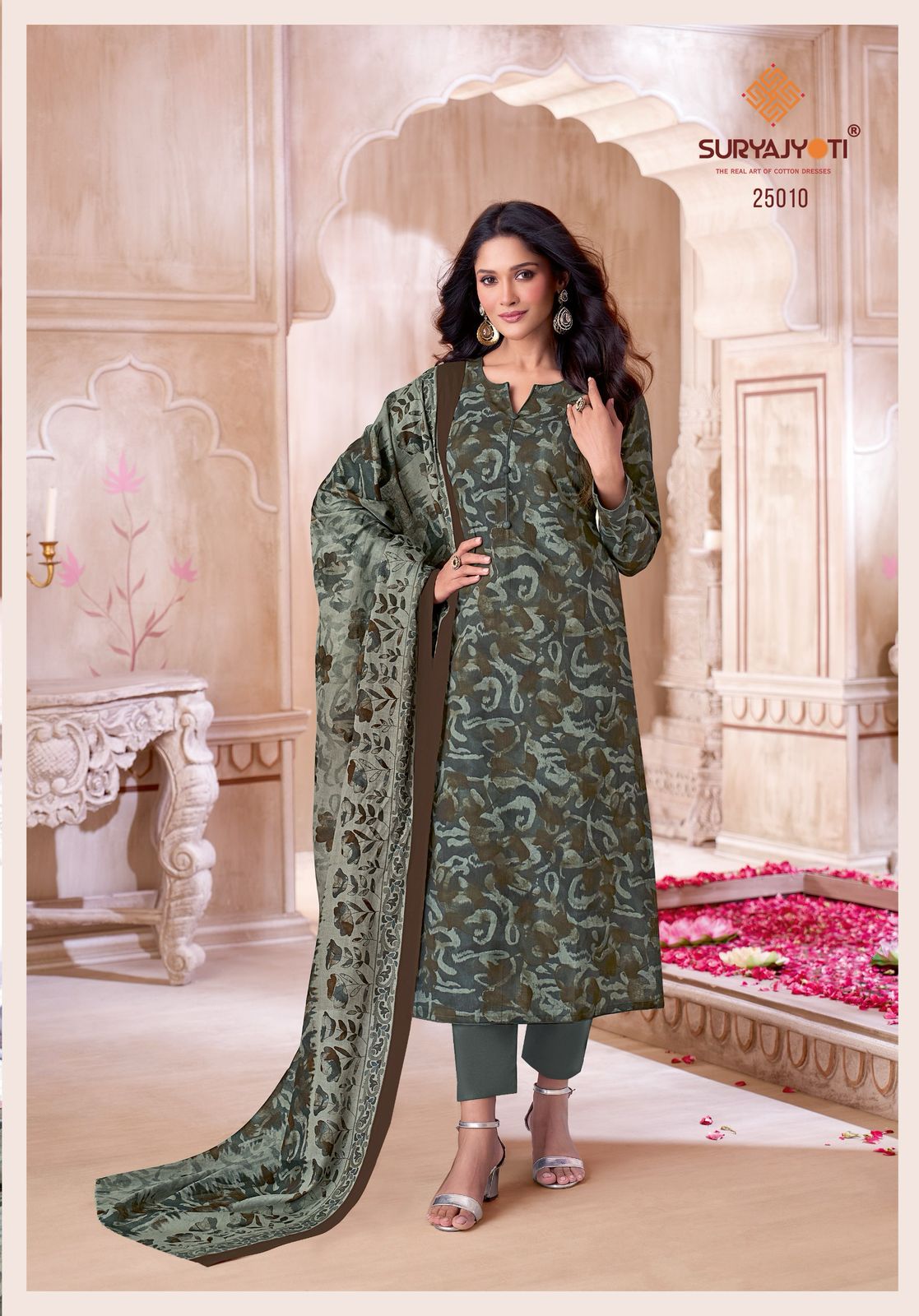 Nargis Cotton Vol 25 Suryajyoti Pure Cotton Pant Style Suits Manufacturer Gujarat