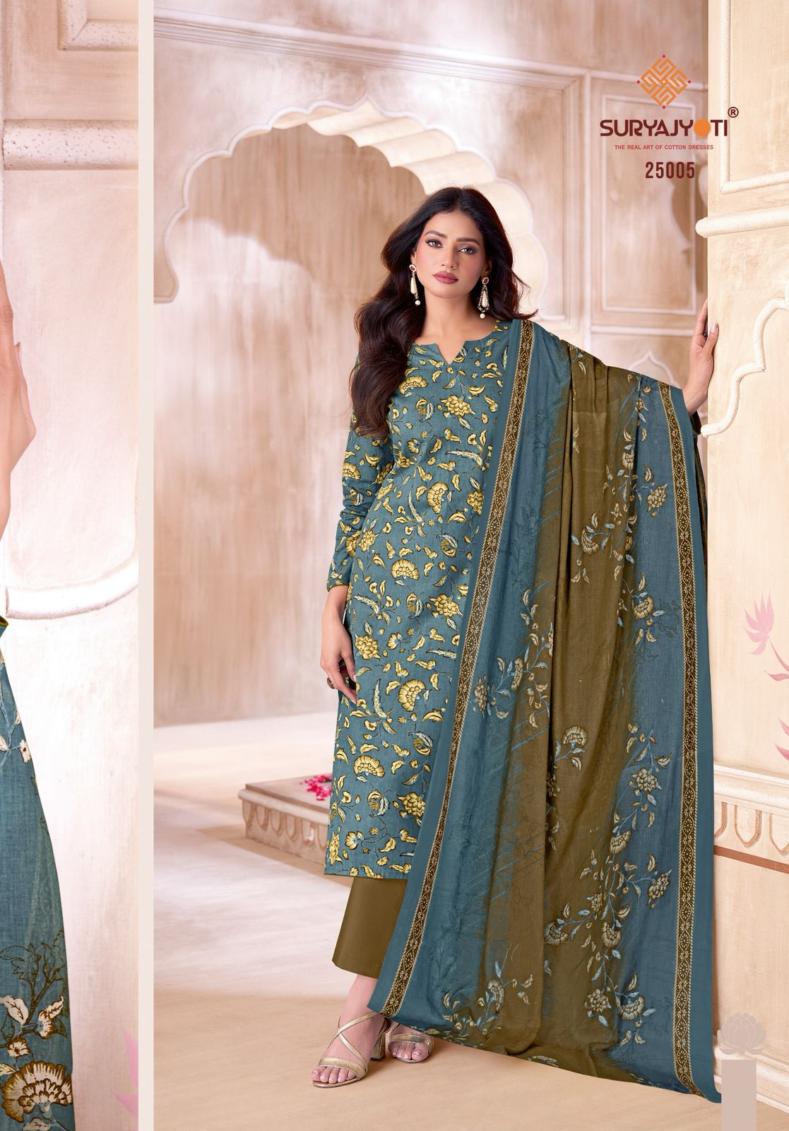 Nargis Cotton Vol 25 Suryajyoti Pure Cotton Pant Style Suits Manufacturer Gujarat