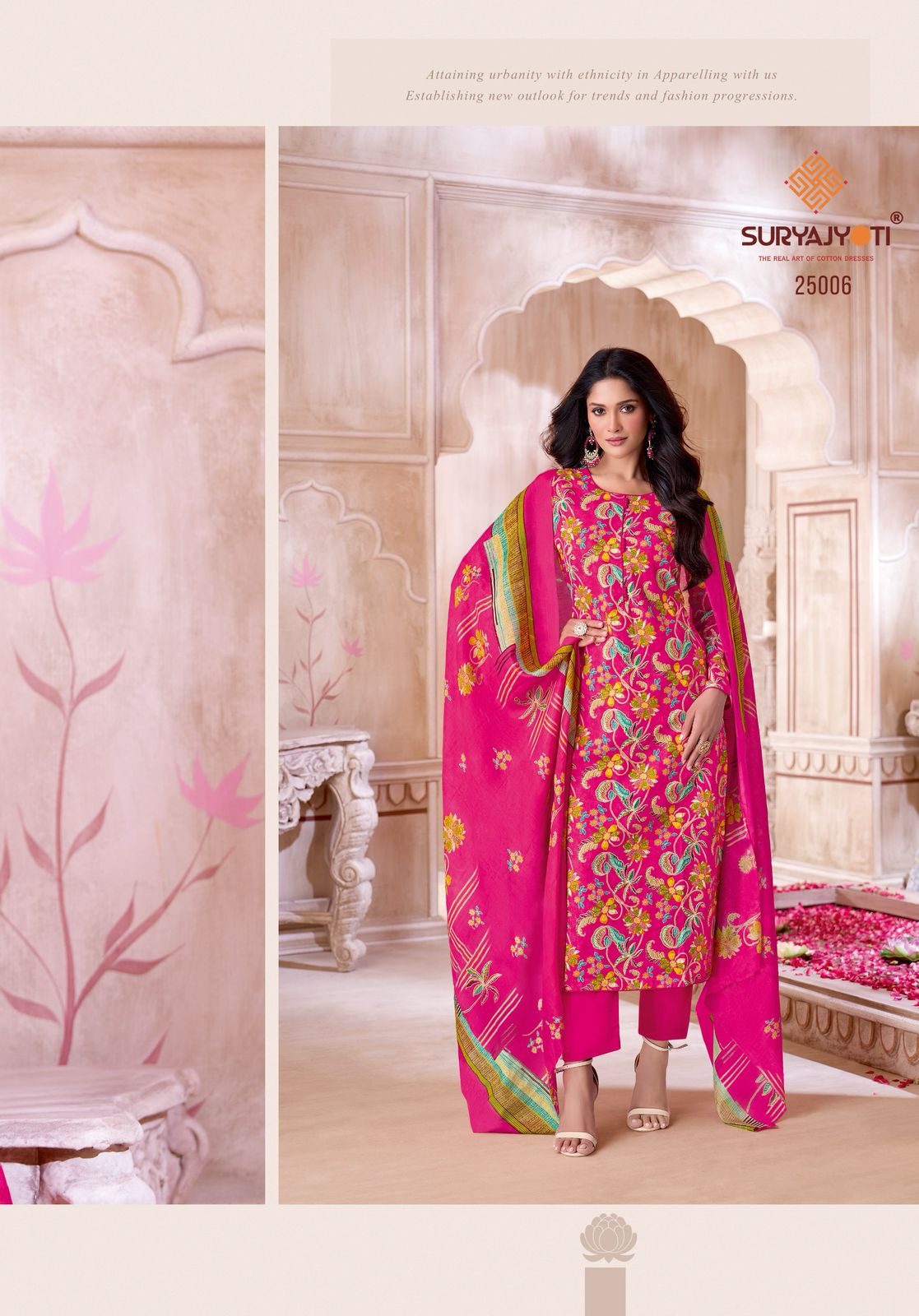 Nargis Cotton Vol 25 Suryajyoti Pure Cotton Pant Style Suits Manufacturer Gujarat