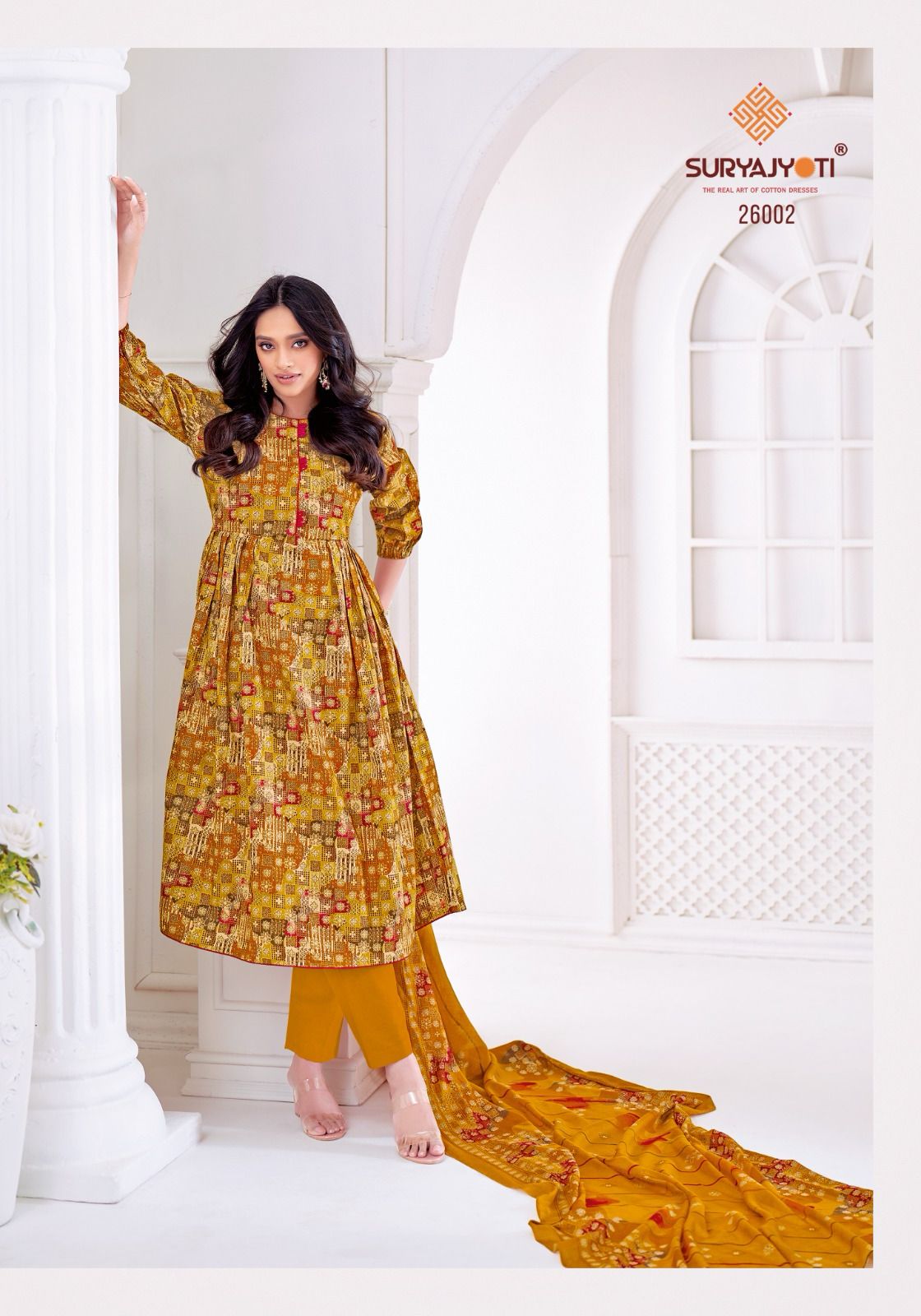 Nargis Cotton Vol 26 Suryajyoti Pant Style Suits Wholesaler Gujarat