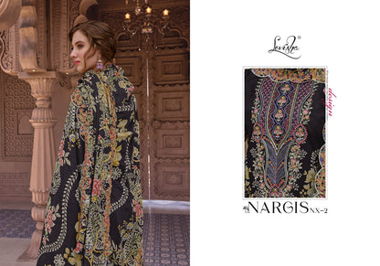 Nargis Nx Vol 2 Levisha Cambric Lawn Karachi Salwar Suits Exporter Ahmedabad
