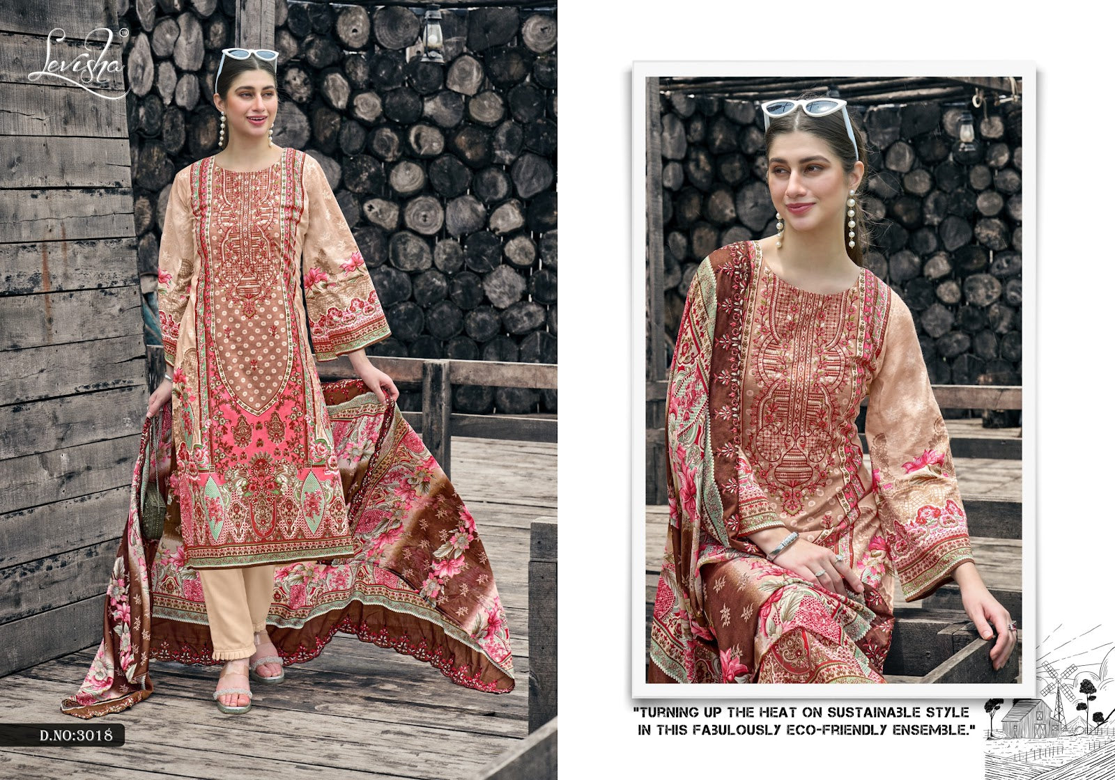 Nargis Nx Vol 3 Levisha Cambric Lawn Karachi Salwar Suits Wholesale Price