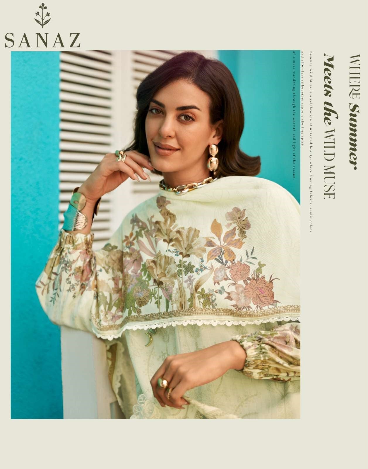 Nargis Sanaz Viscose Muslin Pant Style Suits Wholesale Price