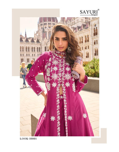 Nargis Sayuri Organza Readymade Suits Exporter India