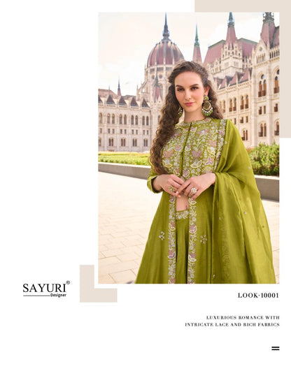 Nargis Sayuri Organza Readymade Suits Exporter India