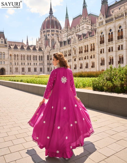 Nargis Sayuri Organza Readymade Suits Exporter India