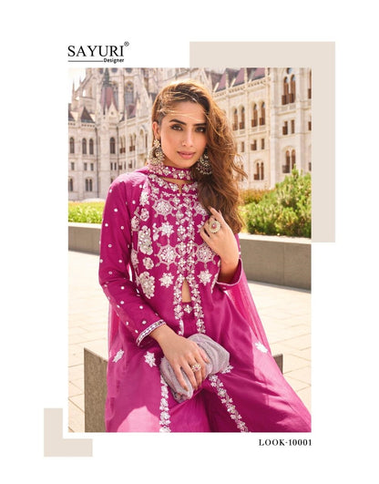 Nargis Sayuri Organza Readymade Suits Exporter India