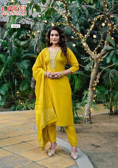 Nargis Vol 02 Ossm Premium Viscose Readymade Suits Wholesaler Ahmedabad