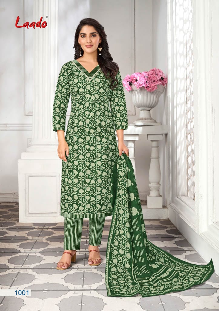 Nargis Vol 1 Laado Cotton Readymade Pant Style Suits Wholesaler India