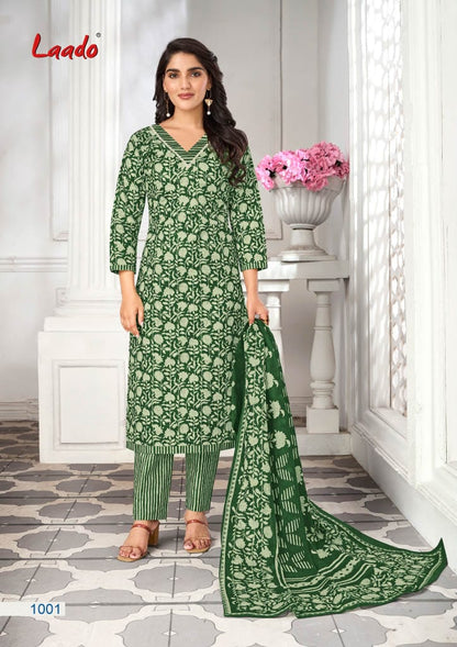 Nargis Vol 1 Laado Cotton Readymade Pant Style Suits Wholesaler India
