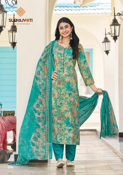 Nargis Vol 27 Suryajyoti Cotton Dress Material Supplier