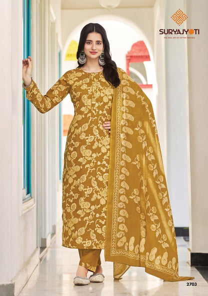 Nargis Vol 27 Suryajyoti Cotton Dress Material Supplier