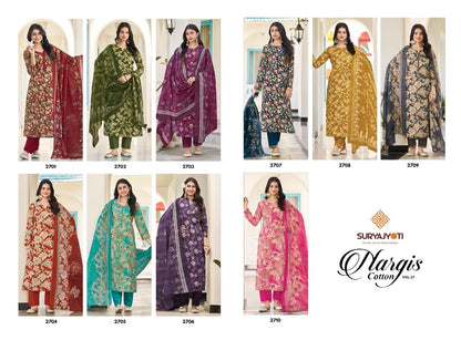 Nargis Vol 27 Suryajyoti Cotton Dress Material Supplier