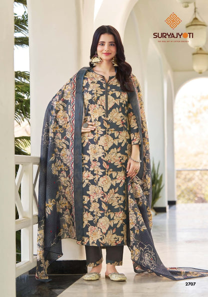 Nargis Vol 27 Suryajyoti Cotton Dress Material Supplier