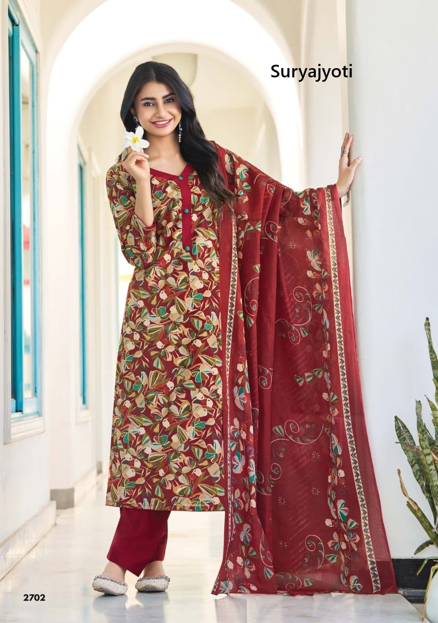 Nargis Vol 27 Suryajyoti Cotton Dress Material Supplier