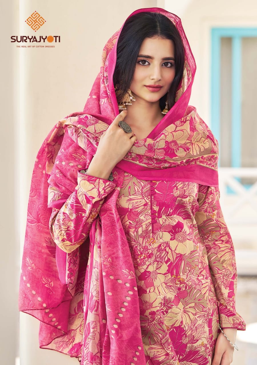 Nargis Vol 27 Suryajyoti Cotton Dress Material Supplier
