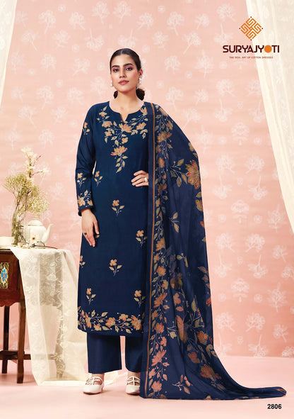 Nargis Vol 28 Suryajyoti Cotton Dress Material Supplier Gujarat