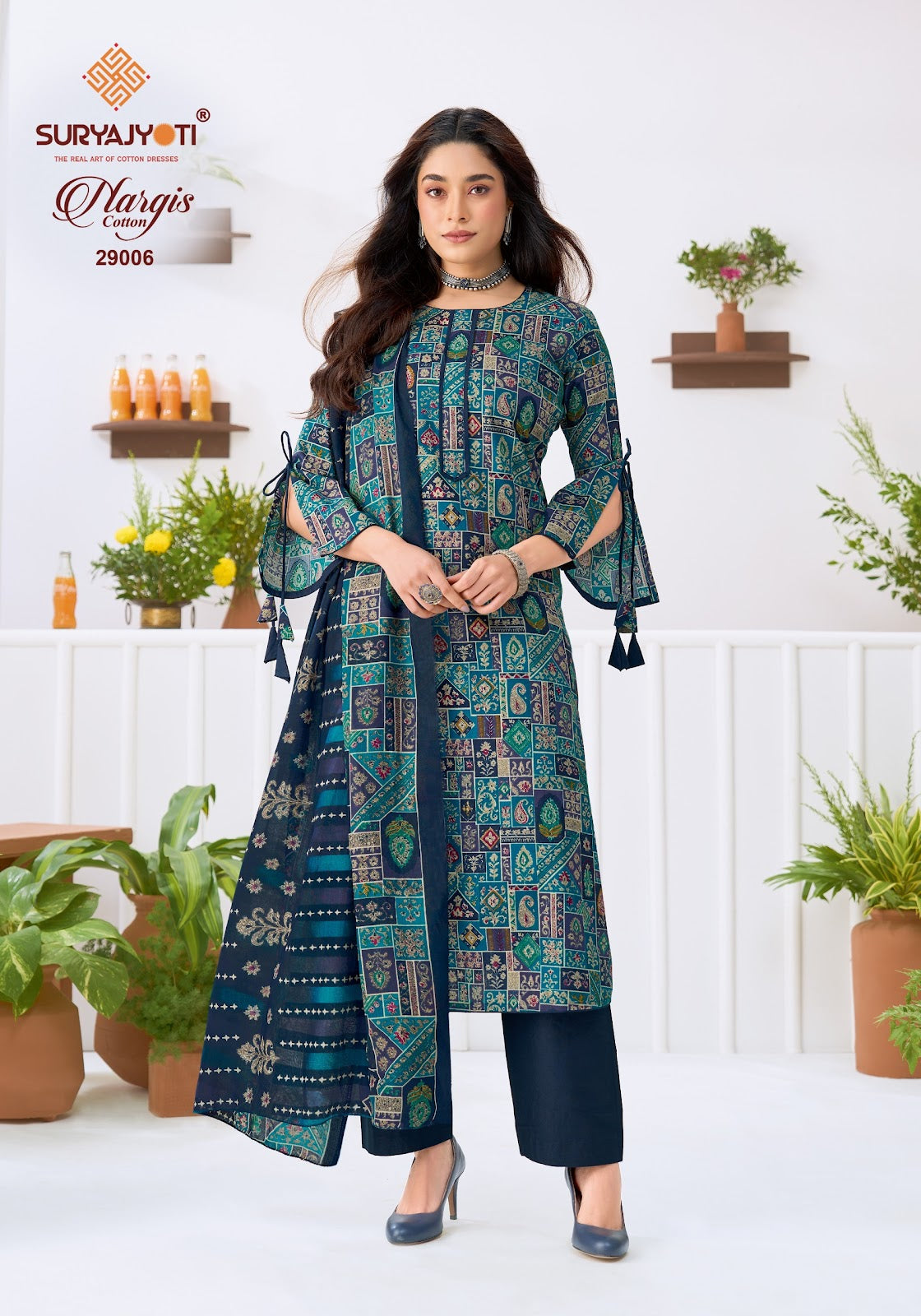 Nargis Vol 29 Suryajyoti Cotton Dress Material Wholesaler