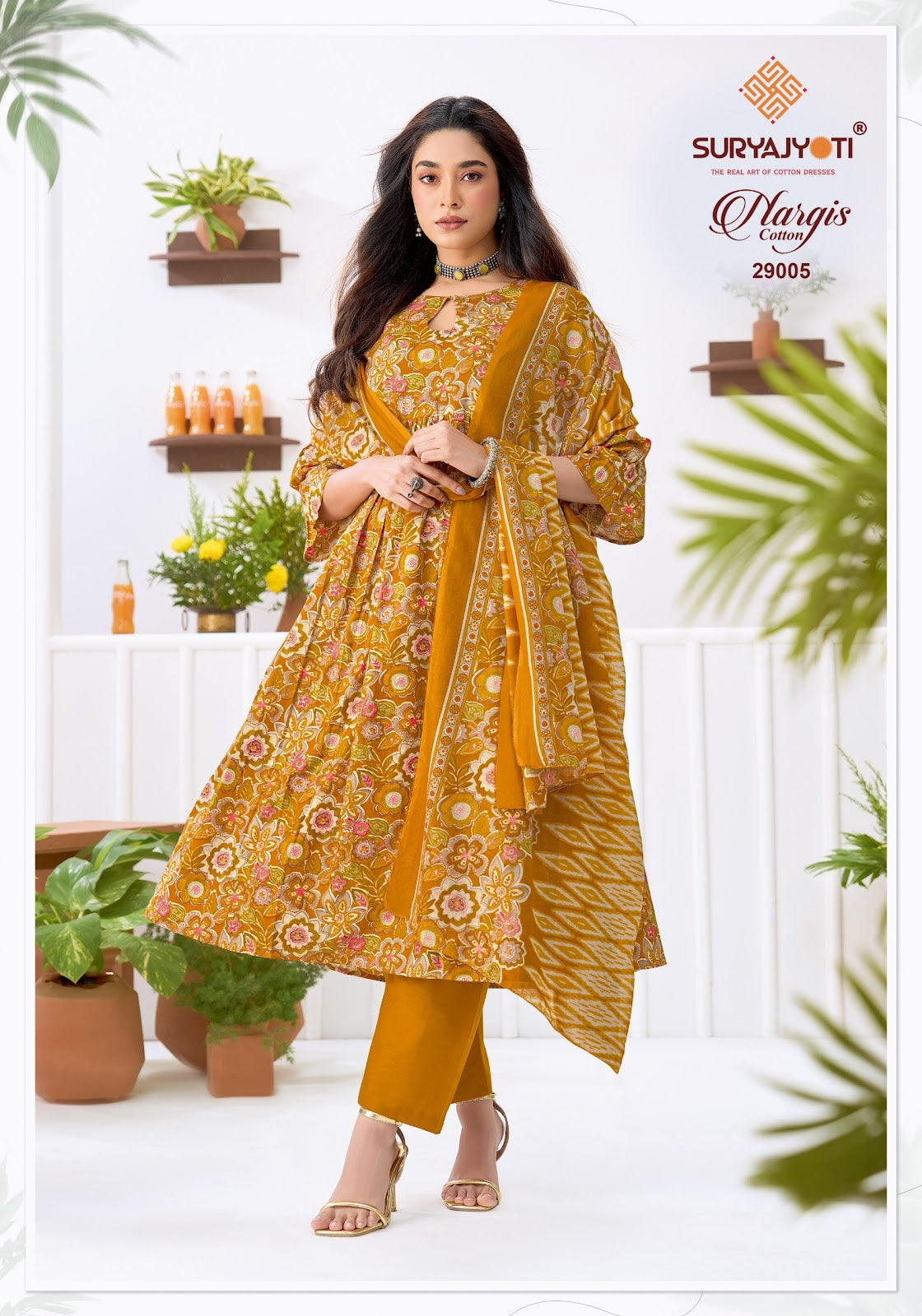 Nargis Vol 29 Suryajyoti Cotton Dress Material Wholesaler