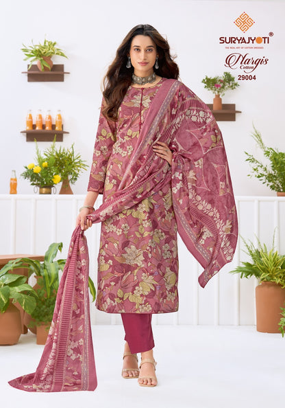 Nargis Vol 29 Suryajyoti Cotton Dress Material Wholesaler