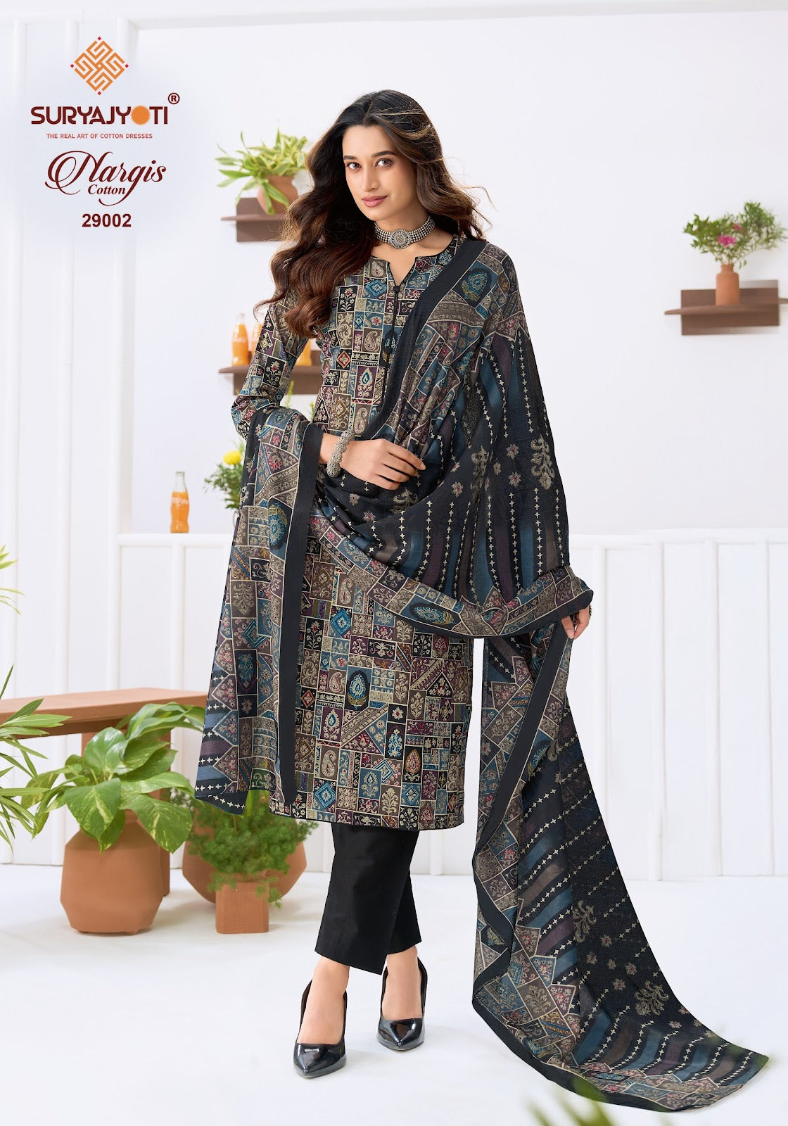 Nargis Vol 29 Suryajyoti Cotton Dress Material Wholesaler