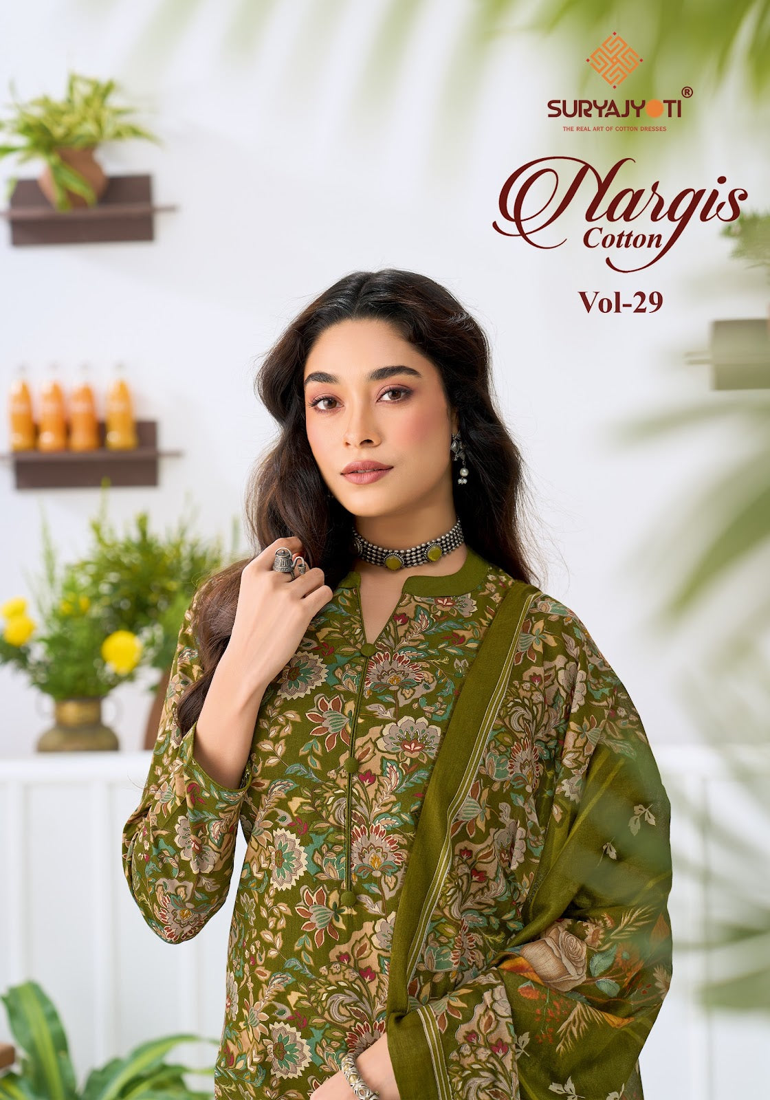 Nargis Vol 29 Suryajyoti Cotton Dress Material Wholesaler