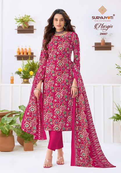 Nargis Vol 29 Suryajyoti Cotton Dress Material Wholesaler