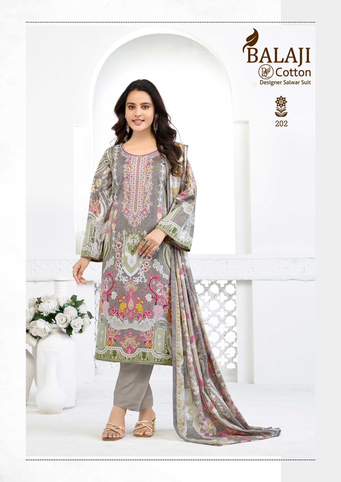 Nargis Vol 2 Balaji Mix Cotton Karachi Salwar Suits Wholesale Price